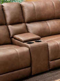 Bleckley Power Reclining Sectional Loveseat with Console