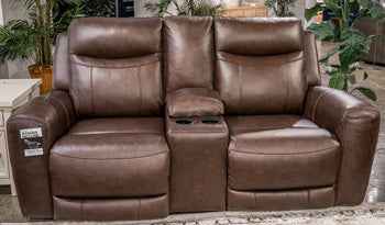 Gravier Power Reclining Loveseat with Console
