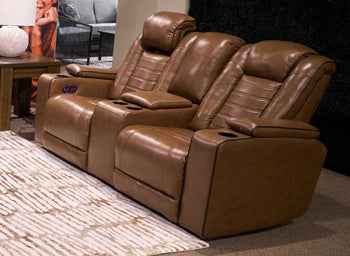 Gruaro Power Reclining Loveseat with Console