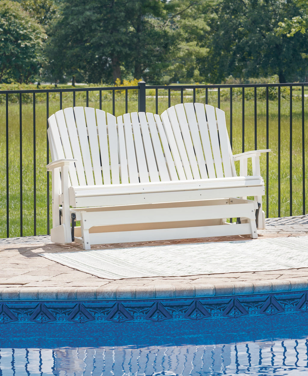 Hyland wave Outdoor Glider Loveseat