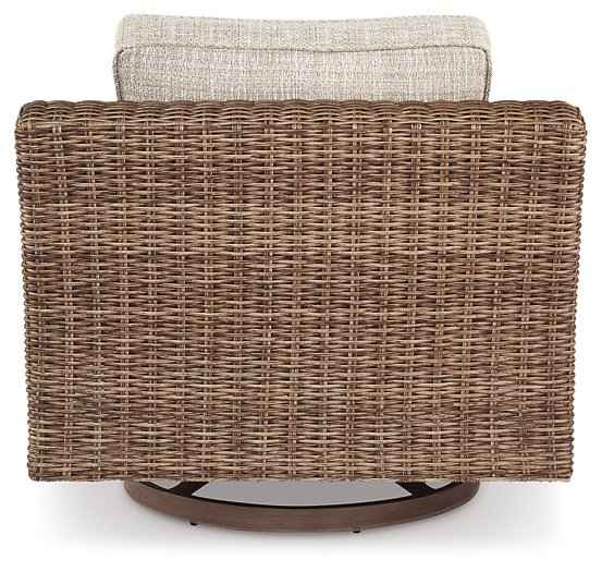 Beachcroft Outdoor Swivel Lounge with Cushion