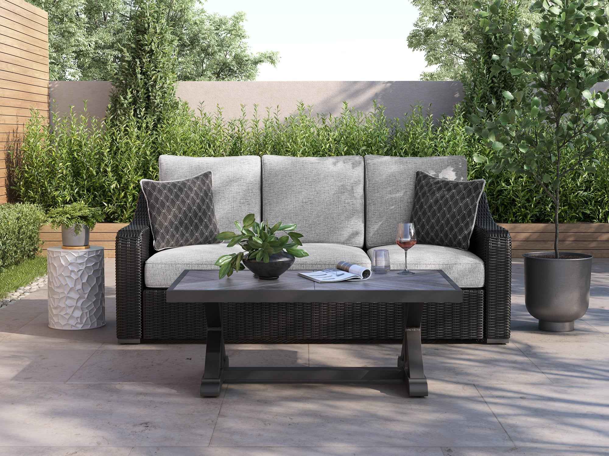 Beachcroft Outdoor Sofa with Cushion