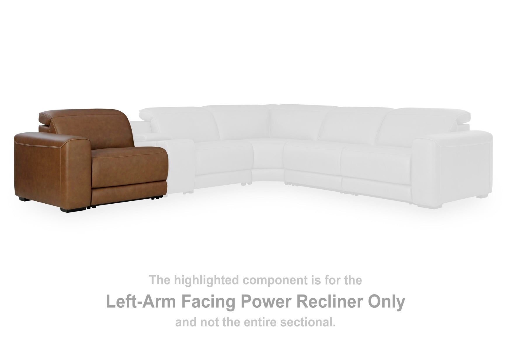 Magic Man 5-Piece Power Reclining Sectional