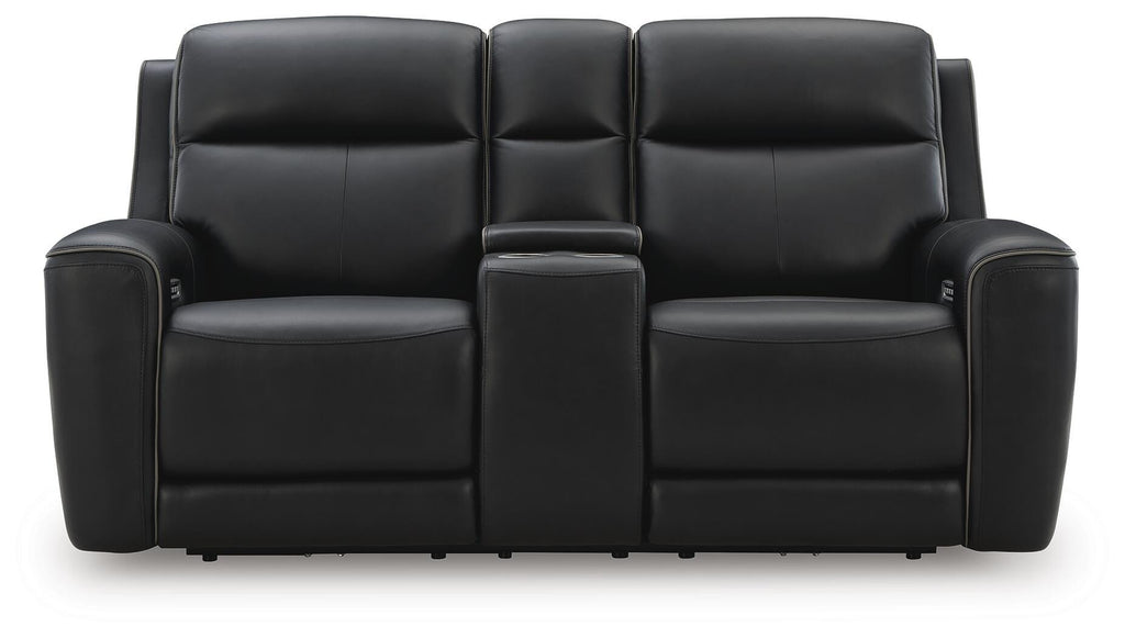 5Z-Comfort Power Reclining Loveseat with Console
