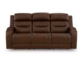 Knightington Power Reclining Sofa with Audio Seating