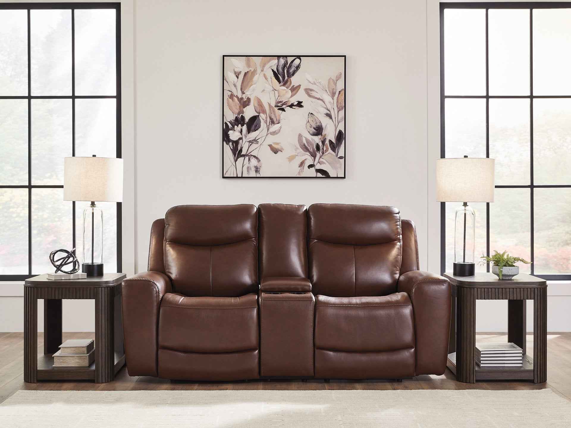 Next Move Power Reclining Loveseat with Console