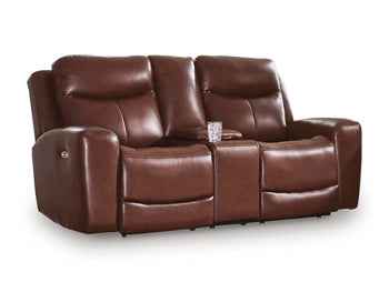 Next Move Power Reclining Loveseat with Console