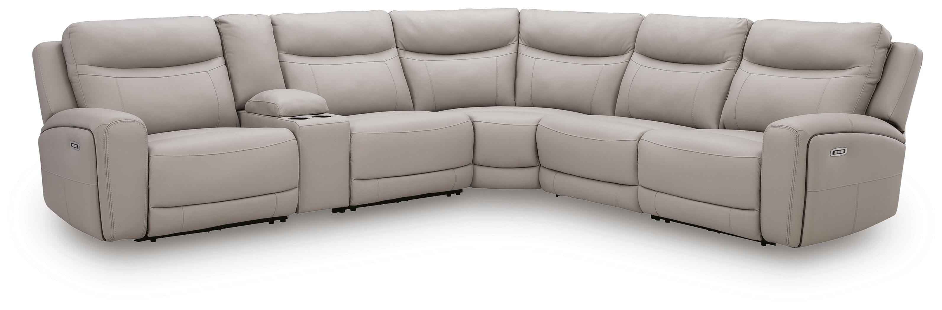Gravier Power Reclining Sectional with Storage Console