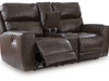 Crossplex Power Reclining Loveseat with Console