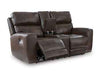 Crossplex Power Reclining Loveseat with Console