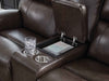 Crossplex Power Reclining Loveseat with Console