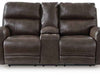 Crossplex Power Reclining Loveseat with Console