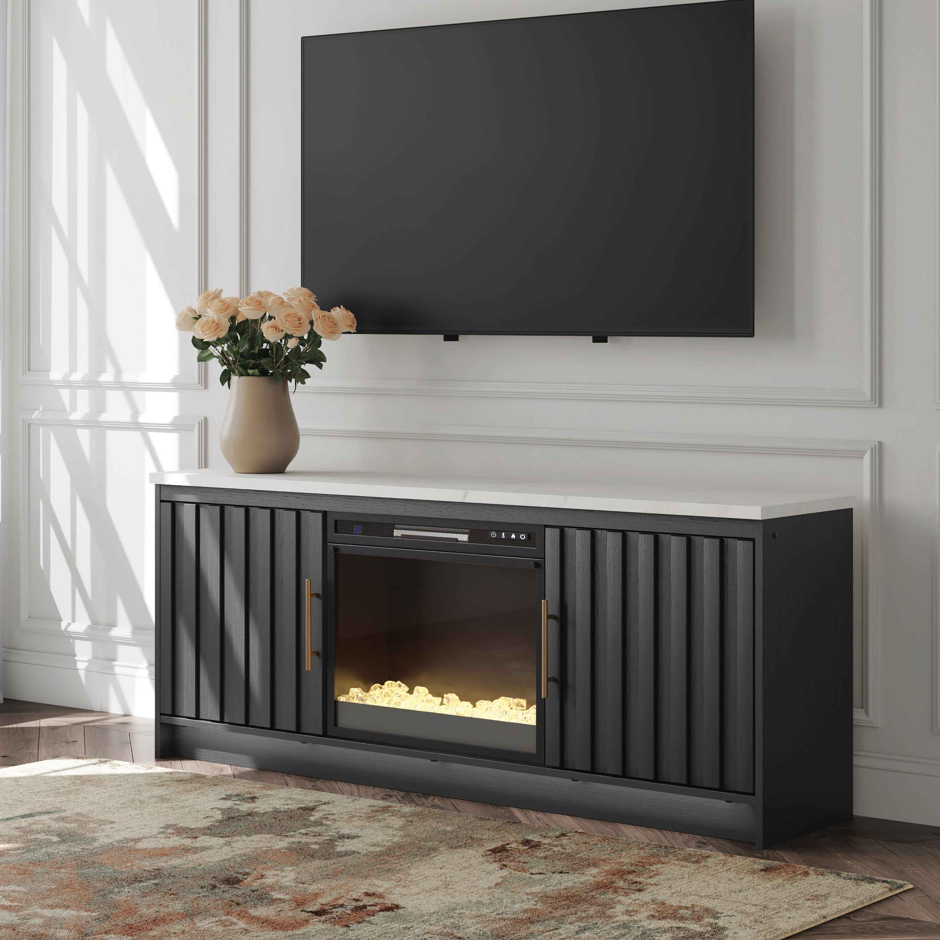 Cadmori TV Stand w/Fire
