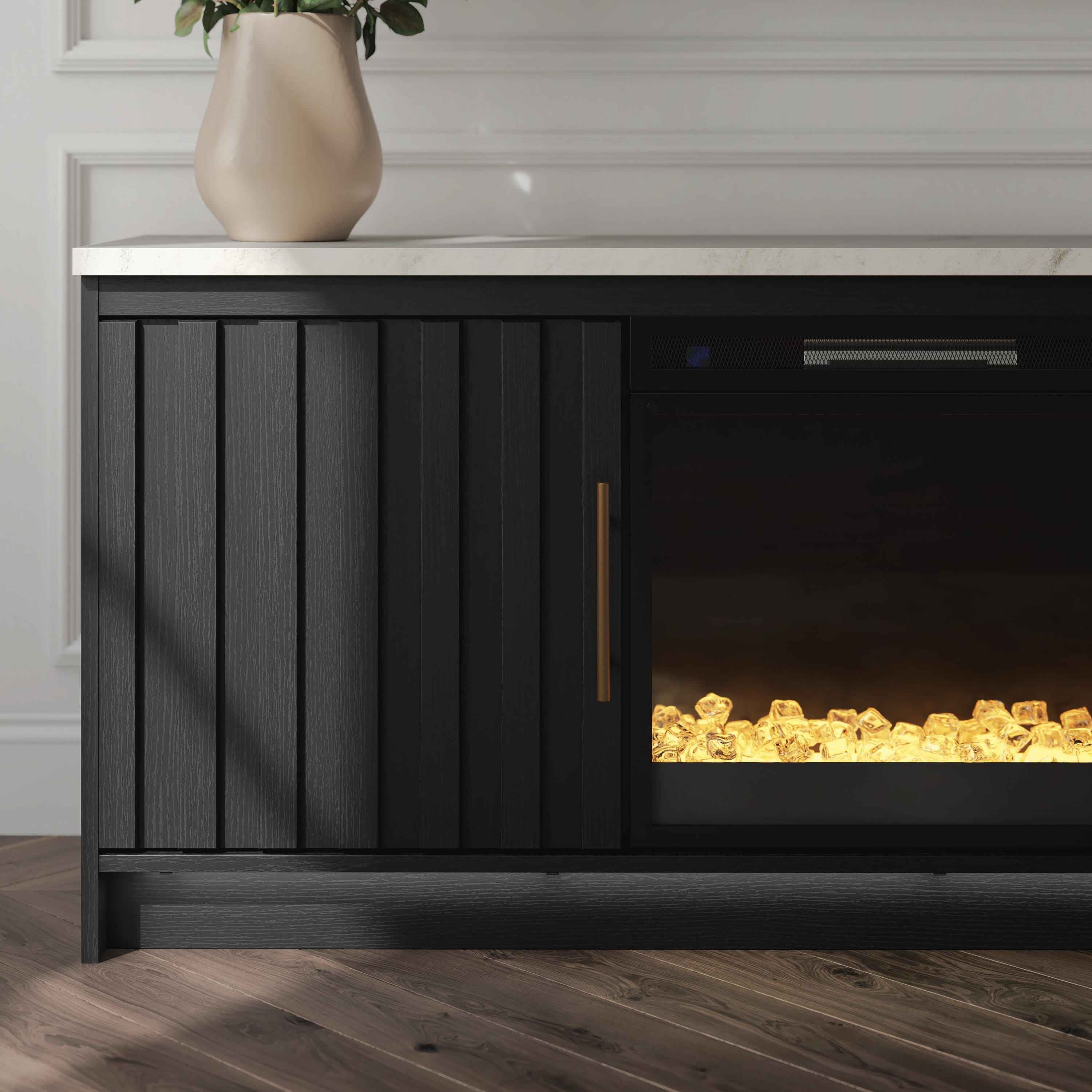 Cadmori TV Stand w/Fire