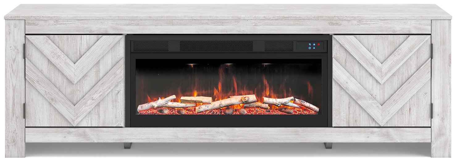 Cayboni 71" TV Stand with Electric Fireplace