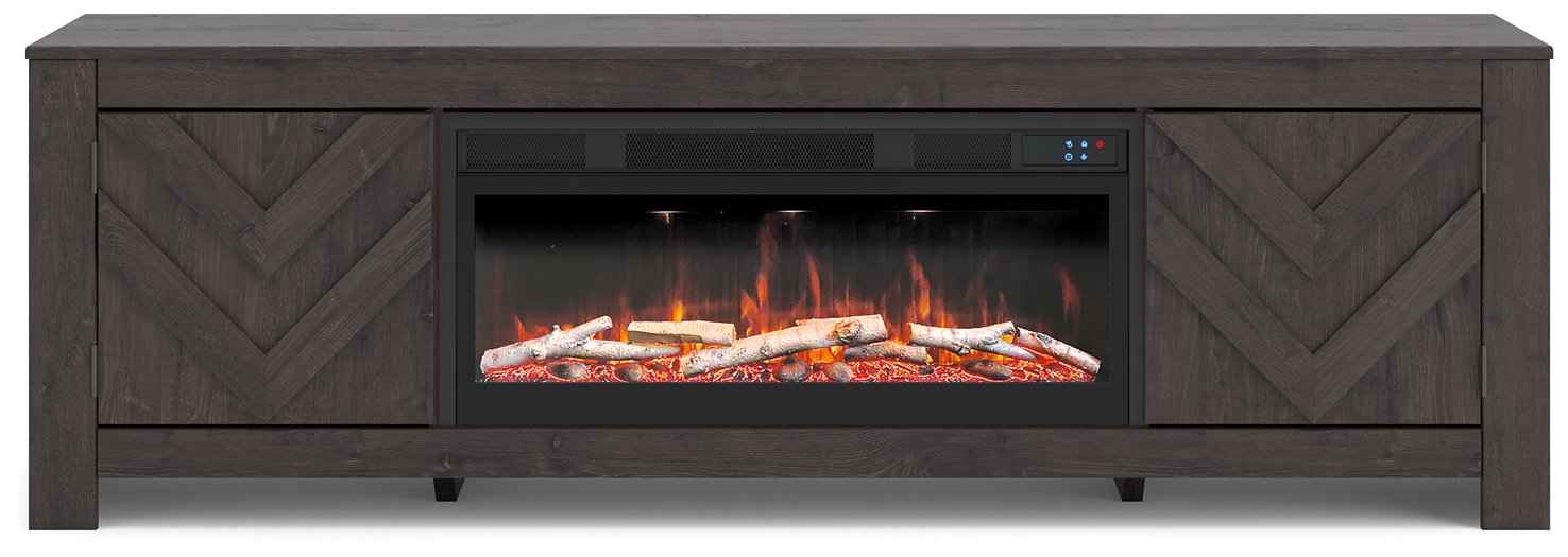 Cayboni 71" TV Stand with Electric Fireplace