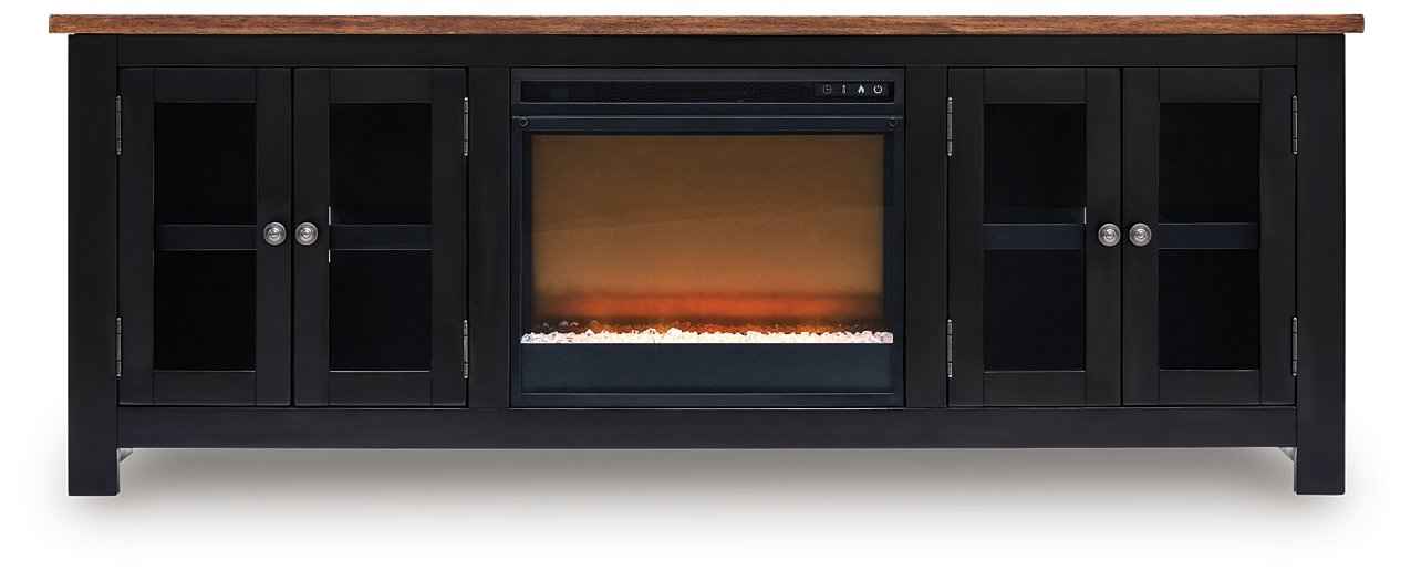 Wildenauer 76" TV Stand with Electric Fireplace