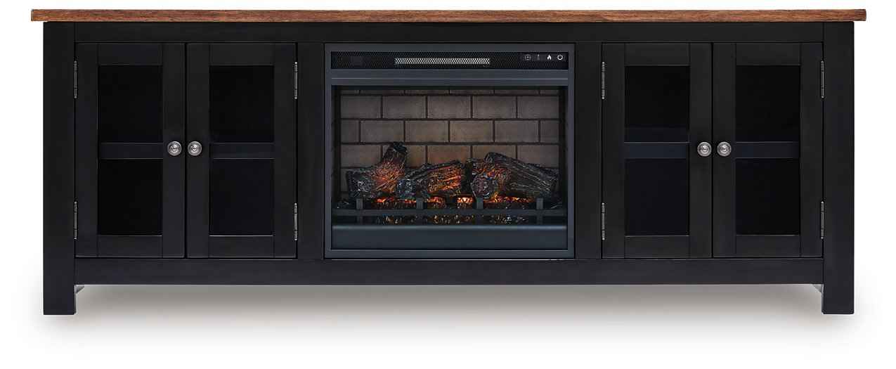 Wildenauer 76" TV Stand with Electric Fireplace