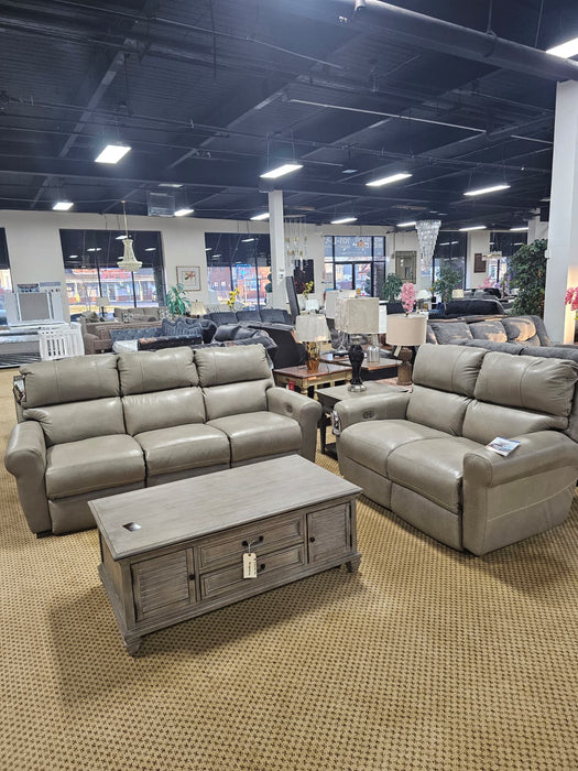 🎄 Combo Merry Christmas 🎄 Genuine Italian leather Power recliner sofa & loveseat