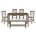 Emilia 6-Piece Pack Counter Height Set