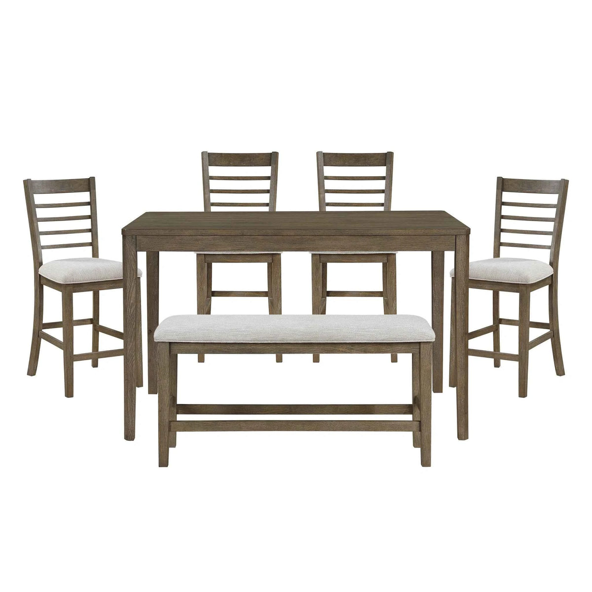 Emilia 6-Piece Pack Counter Height Set