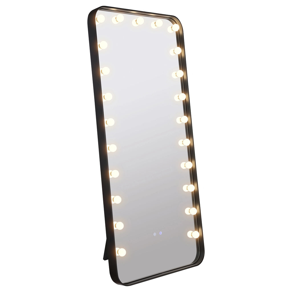 Canton Standing Mirror with LED Lighting and Bluetooth Speaker