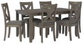 Caitbrook Dining Table and Chairs (Set of 7)