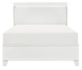 Kerren Queen Platform Bed in White 1678W-1*