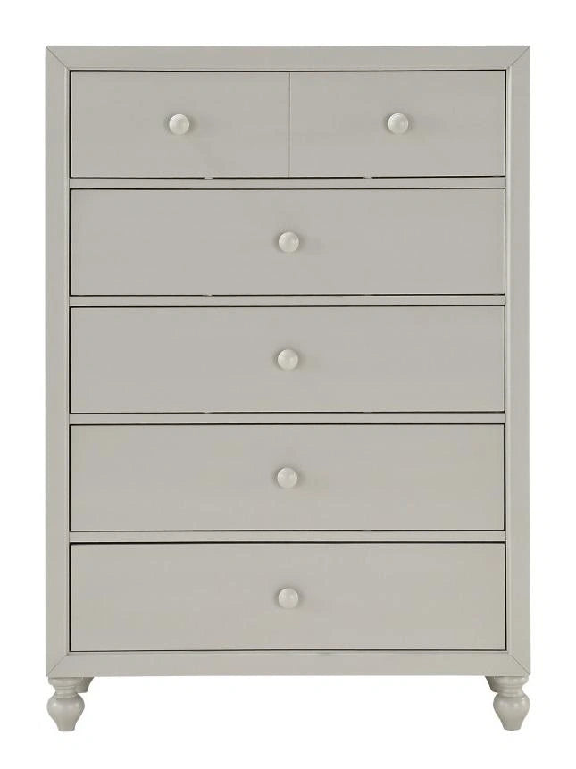 Wellsummer 5 Drawer Chest in Gray 1803GY-9