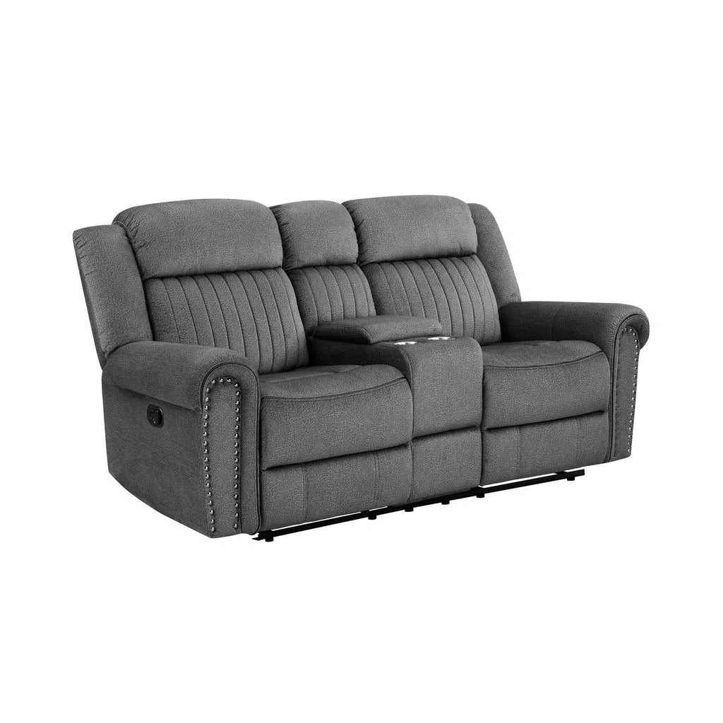 Brennen Double Reclining Love Seat With Center Console
