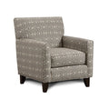 PARKER Gray/Pattern Chair, Crystal Pattern
