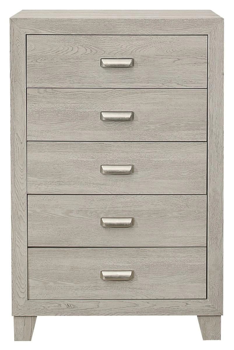Quinby 5 Drawer Chest in Light Brown 1525-9