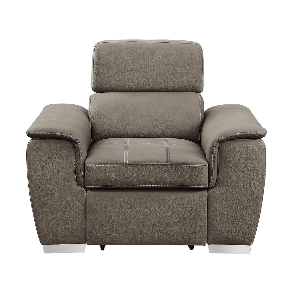 Ferriday Chair With Pull-Out Ottoman