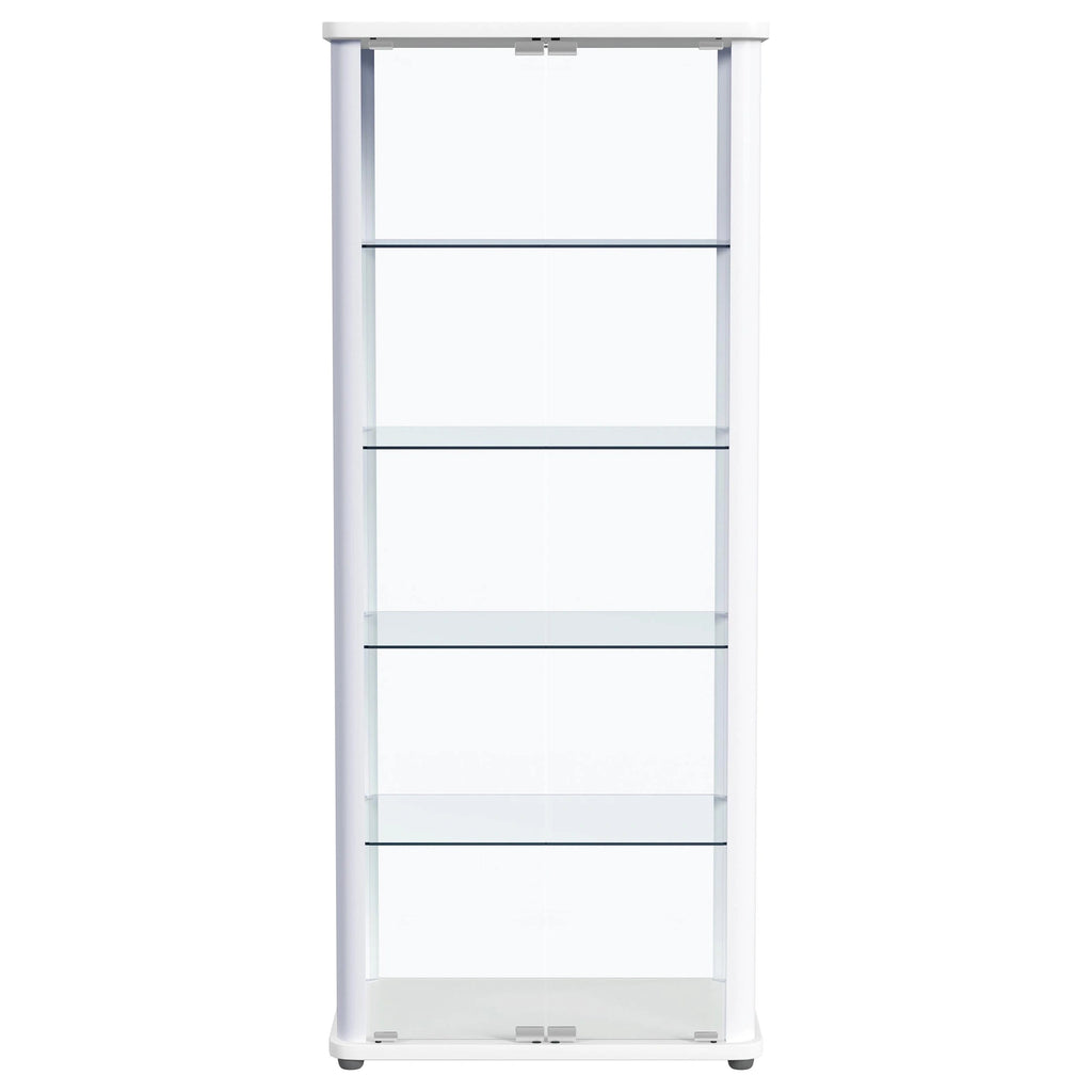 Aero Curio Cabinet with LED Lighting