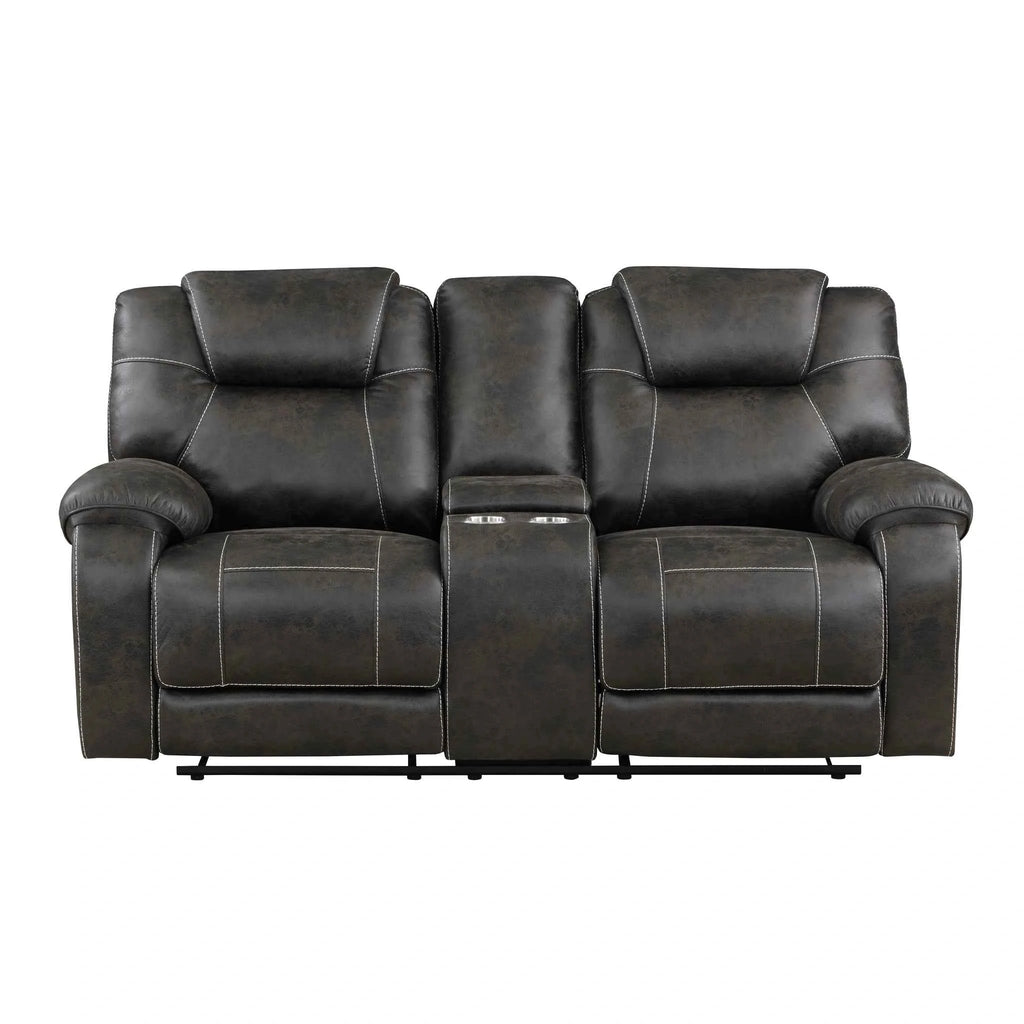 Gainesville Double Reclining Love Seat With Center Console