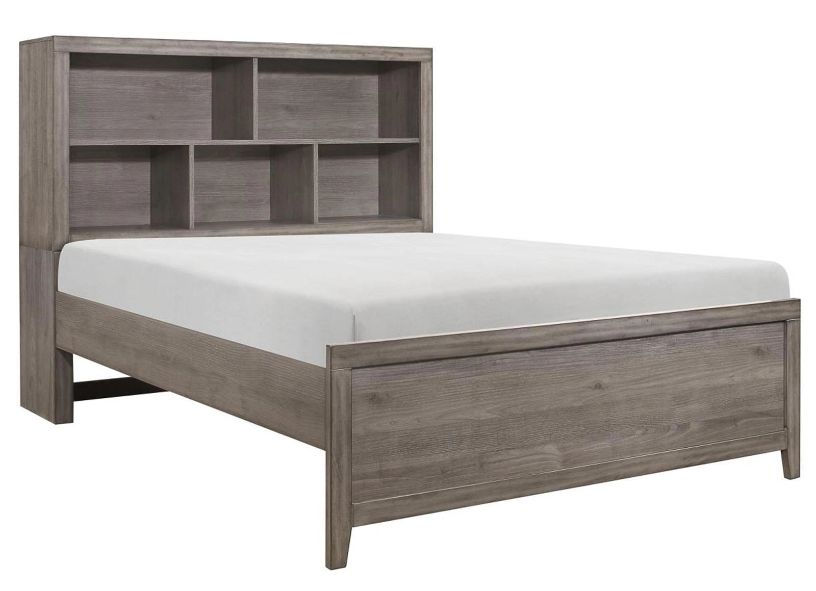 Woodrow Queen Platform Bed in Gray 2042NB-1*