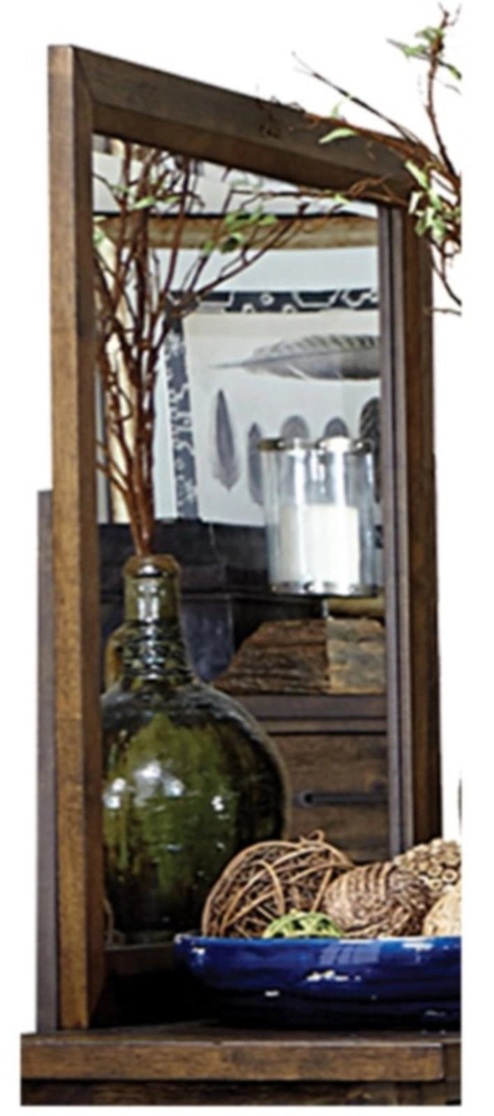 Jerrick Mirror in Burnished Brown 1957-6