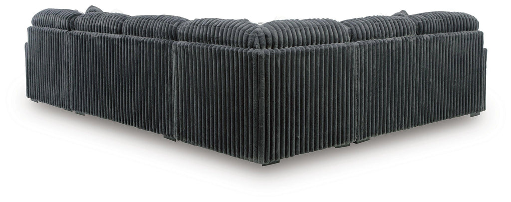 Midnight-Madness Sectional with Chaise