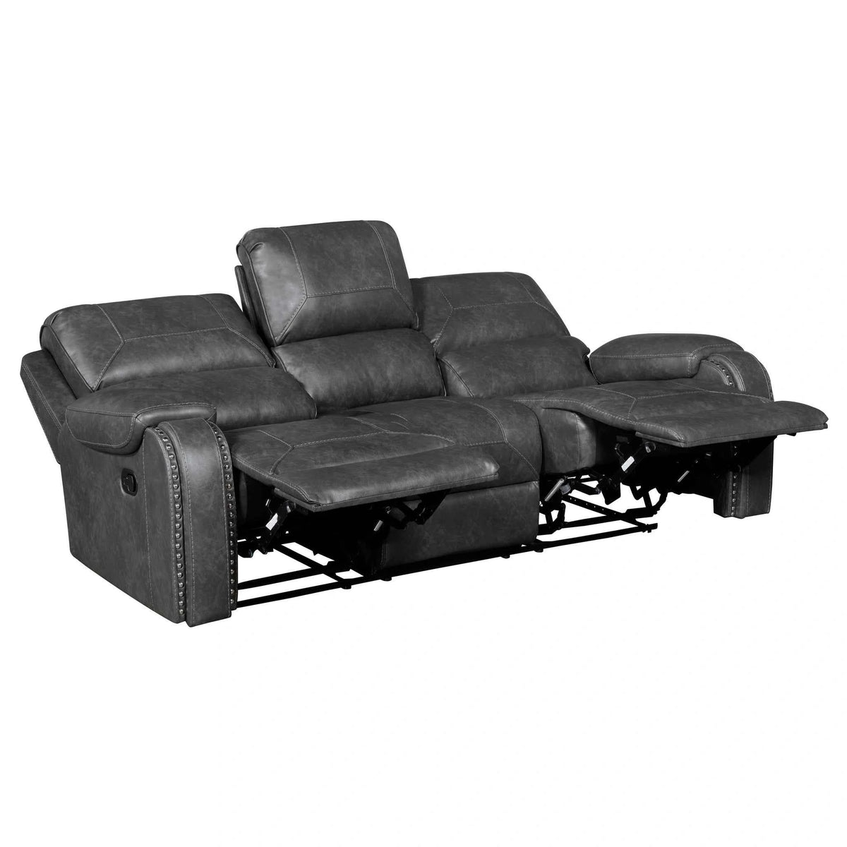 Newnan Double Reclining Sofa With Center Drop-Down Cup Holders