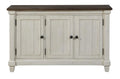 Granby Server in White & Brown 5627NW-40