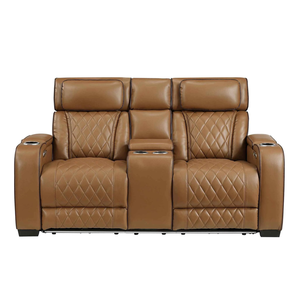Fairway Power Double Reclining Love Seat With Center Console