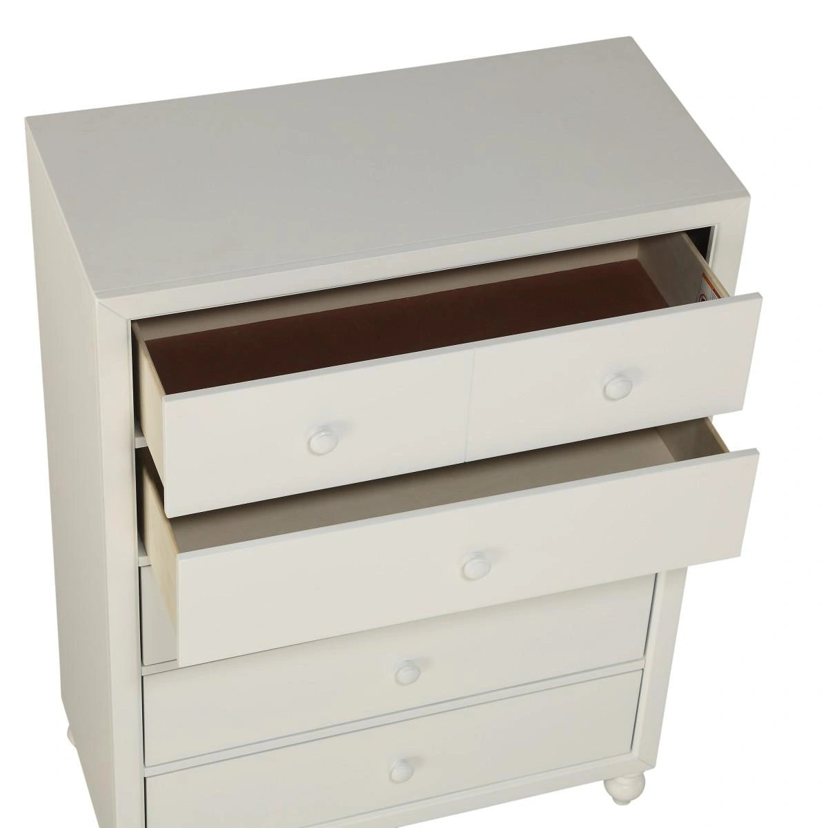 Wellsummer 5 Drawer Chest in White 1803W-9