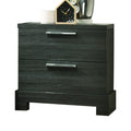 Lantha Gray Oak Nightstand