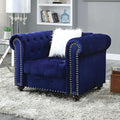Giacomo Chair Black & Blue