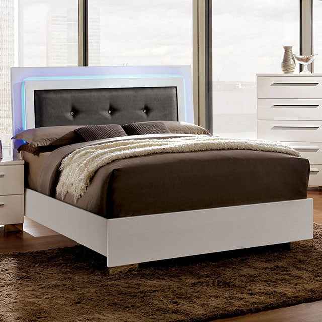 5-Piece Bedroom Set: Bed/Dresser & Mirror/Nightstand/Chest