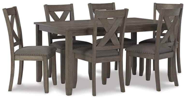 Large L-Shaped Sectional ,dining set 7-Piece FREE 5x7 Rug