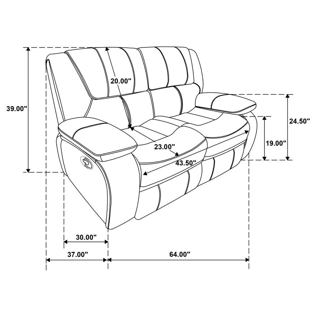 Camila Reclining Sofa Set