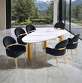 Northam 7 Pc. Dining Table Set W/ Black Chair
