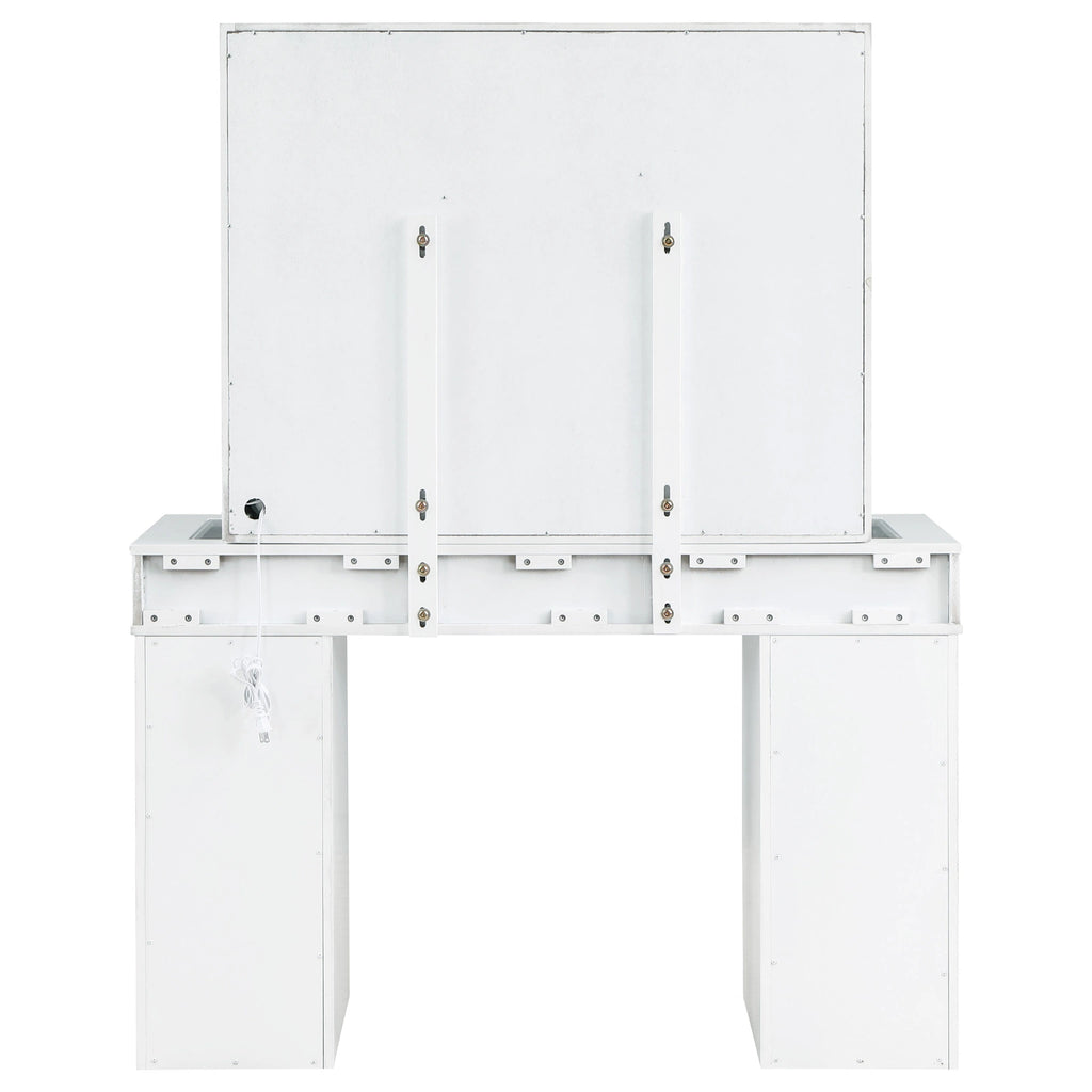 Regina Makeup Vanity Table with LED Mirror and Stool