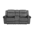 Brennen Power Double Reclining Love Seat With Center Console